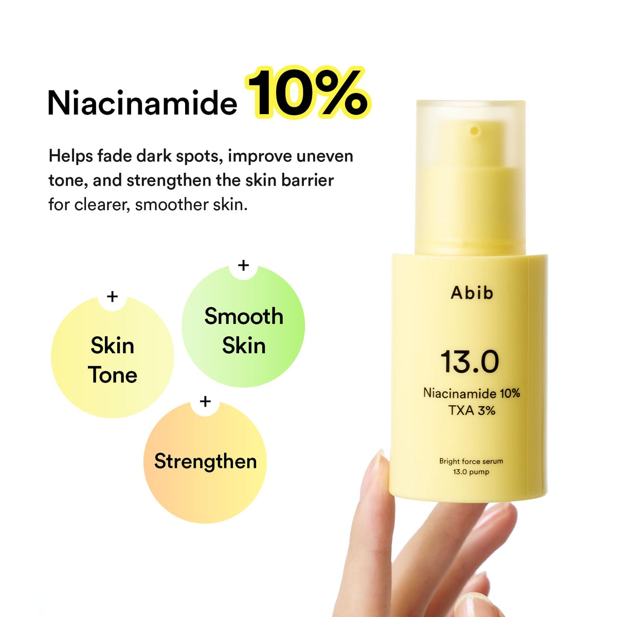 Abib Bright Force Serum 13.0 Pump┃Niacinamide 10% TXA 3% 1.01 fl.oz