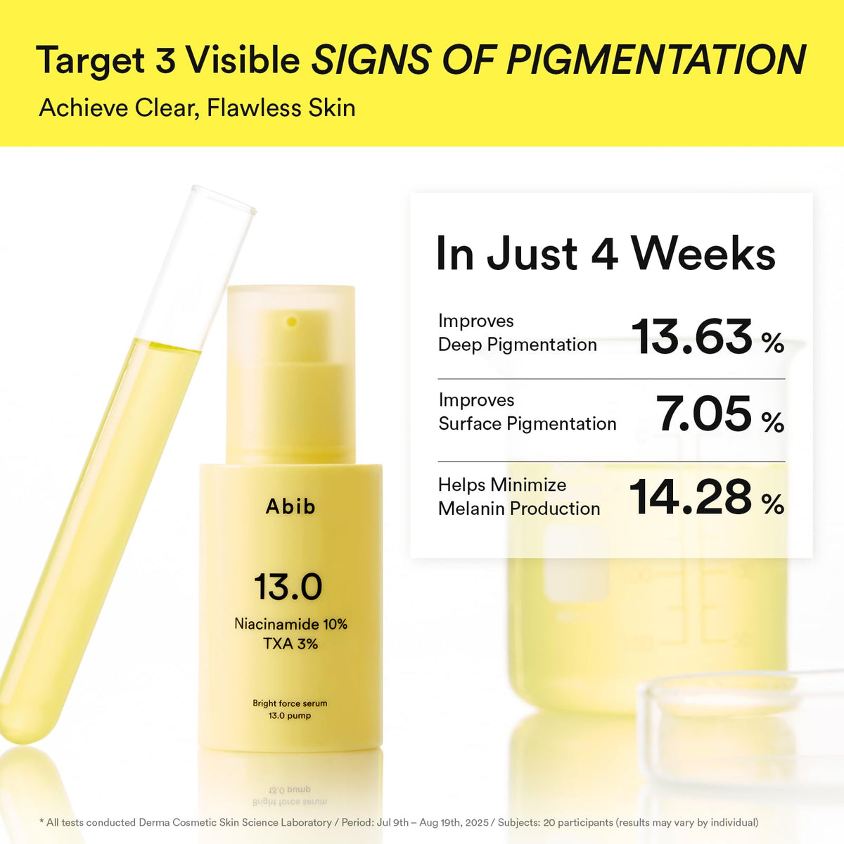 Abib Bright Force Serum 13.0 Pump┃Niacinamide 10% TXA 3% 1.01 fl.oz