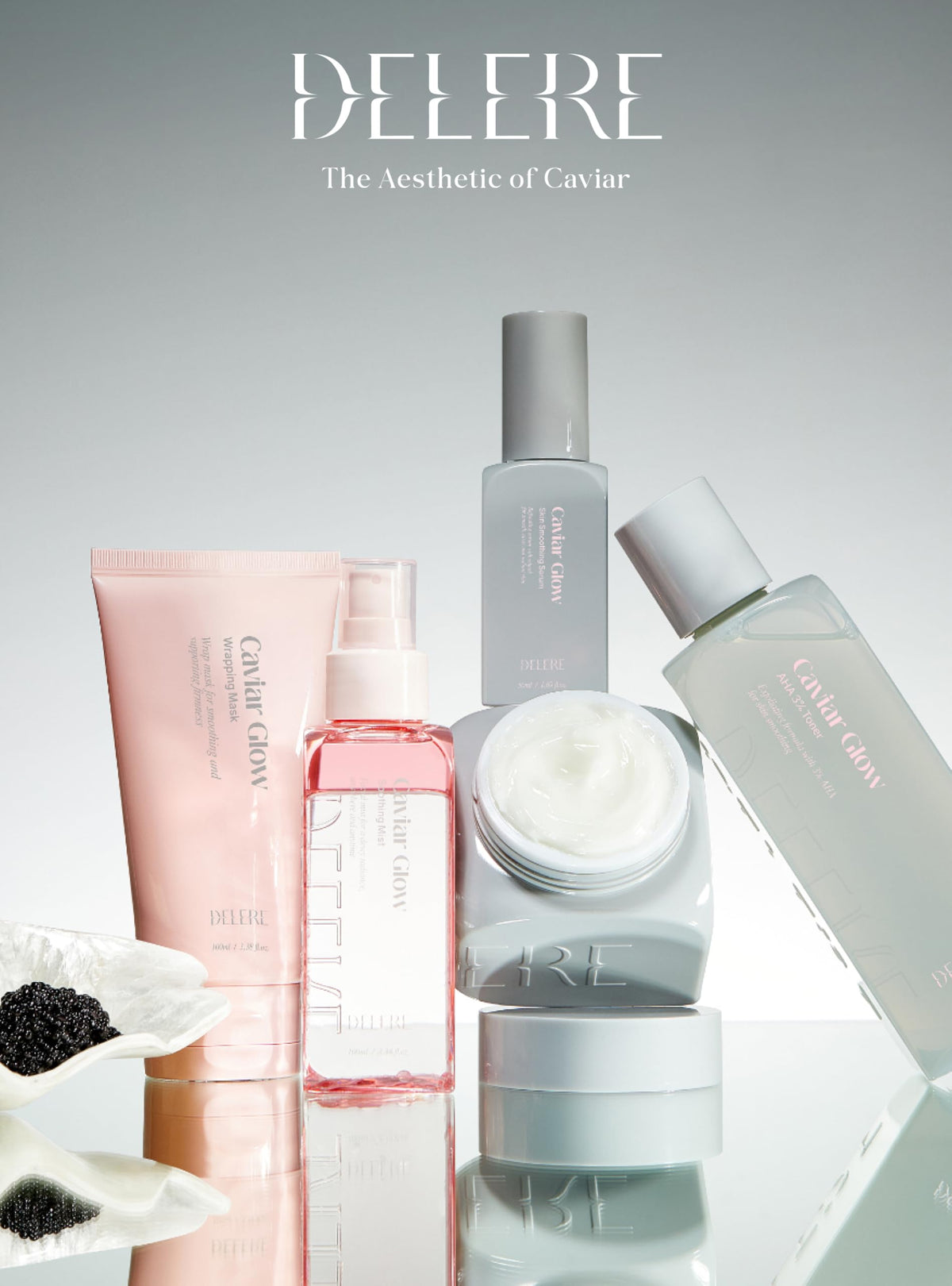 Delere Caviar Glow Mask & Serum