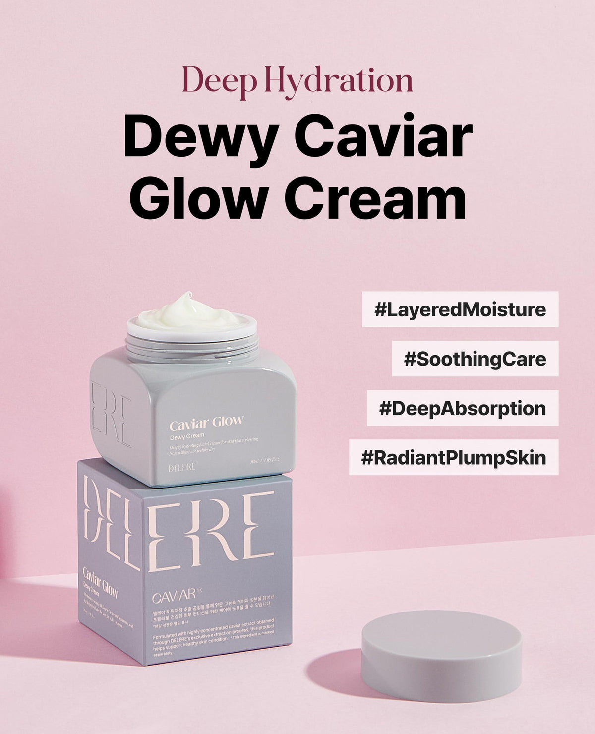 Delere Caviar Glow Mask & Cream