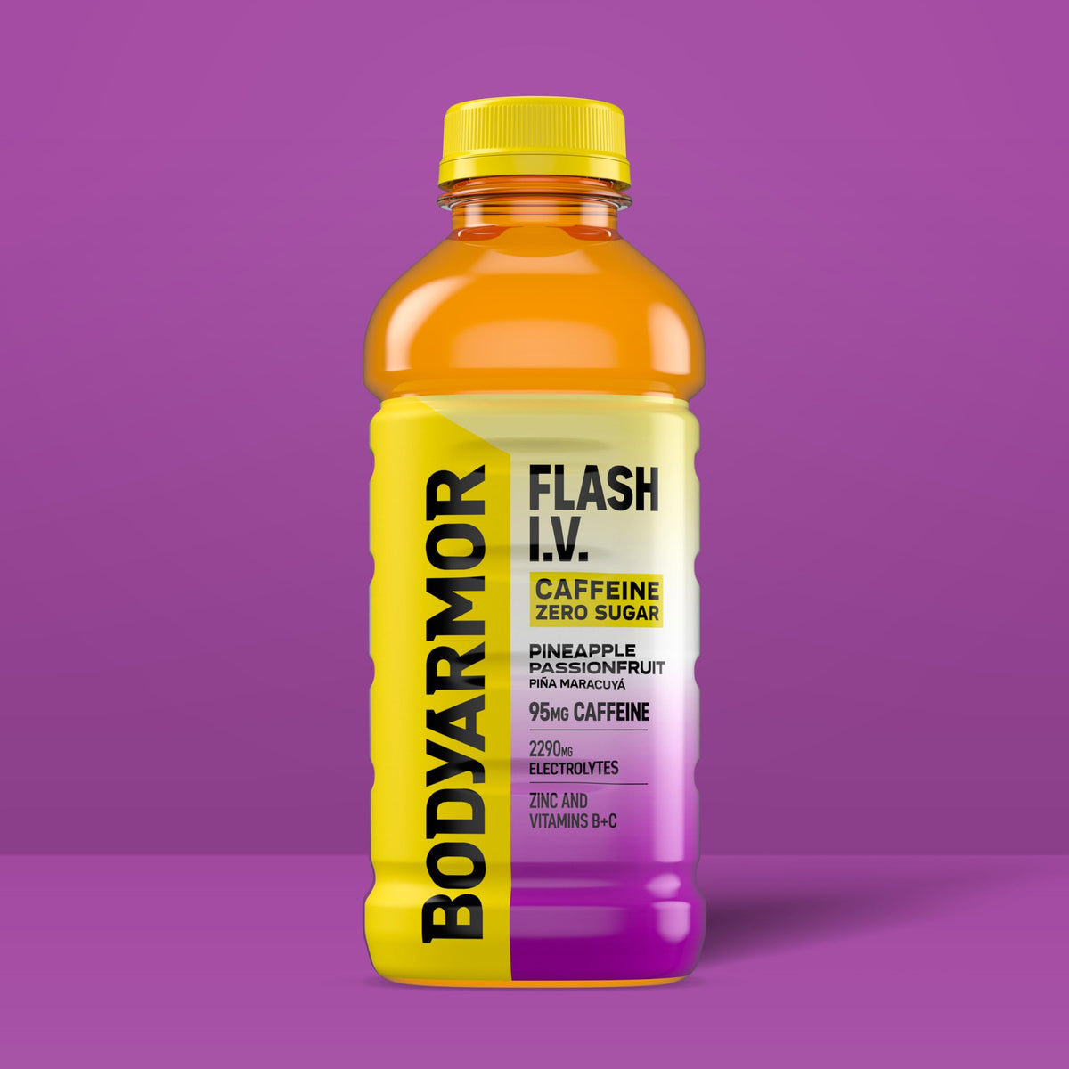 BODYARMOR Flash IV ZERO Sugar Hydration Drink, Lemon Lime, 20 Oz (12 Pk)