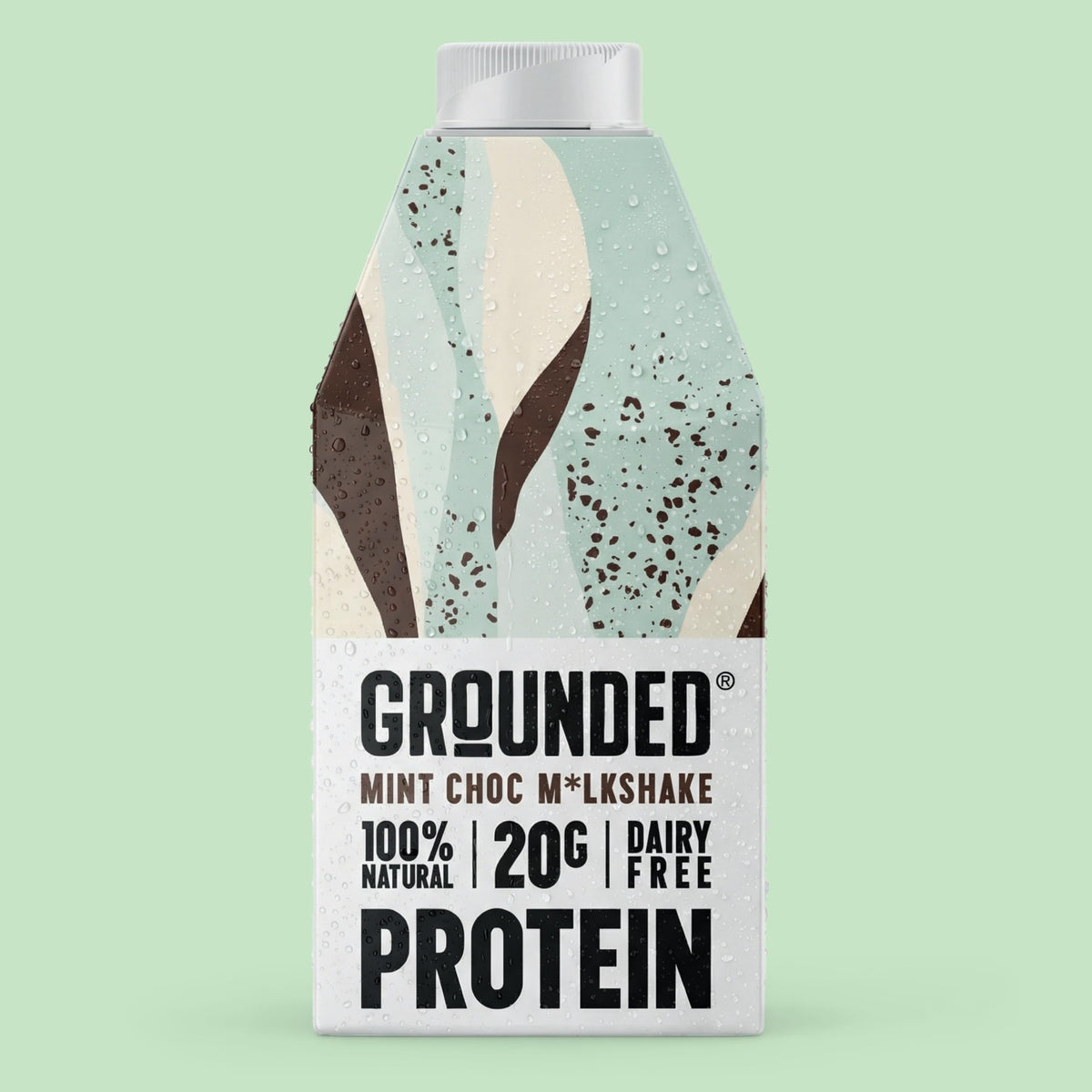 Grounded Chocolate Protein Milkshake, 20g Protein, Dairy Free, 16.6 fl oz