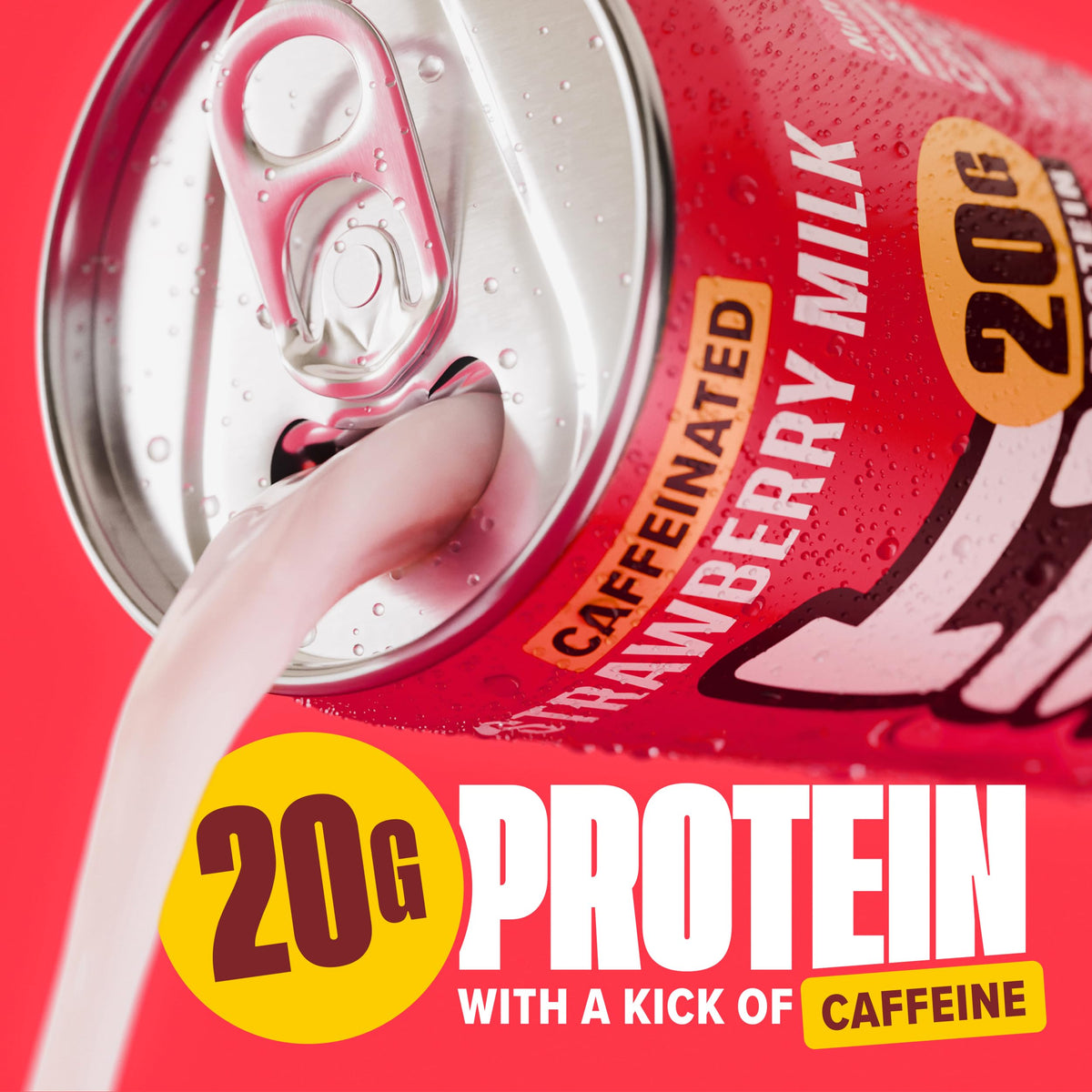 Spylt Maple Donut Milk Protein Drink, 20g Protein, 60mg Caffeine, 12 Pack