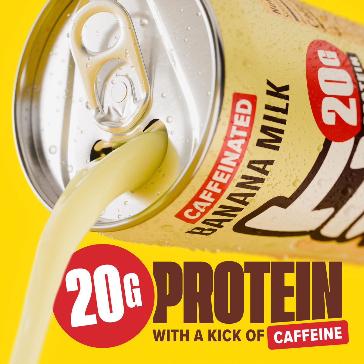Spylt Maple Donut Milk Protein Drink, 20g Protein, 60mg Caffeine, 12 Pack