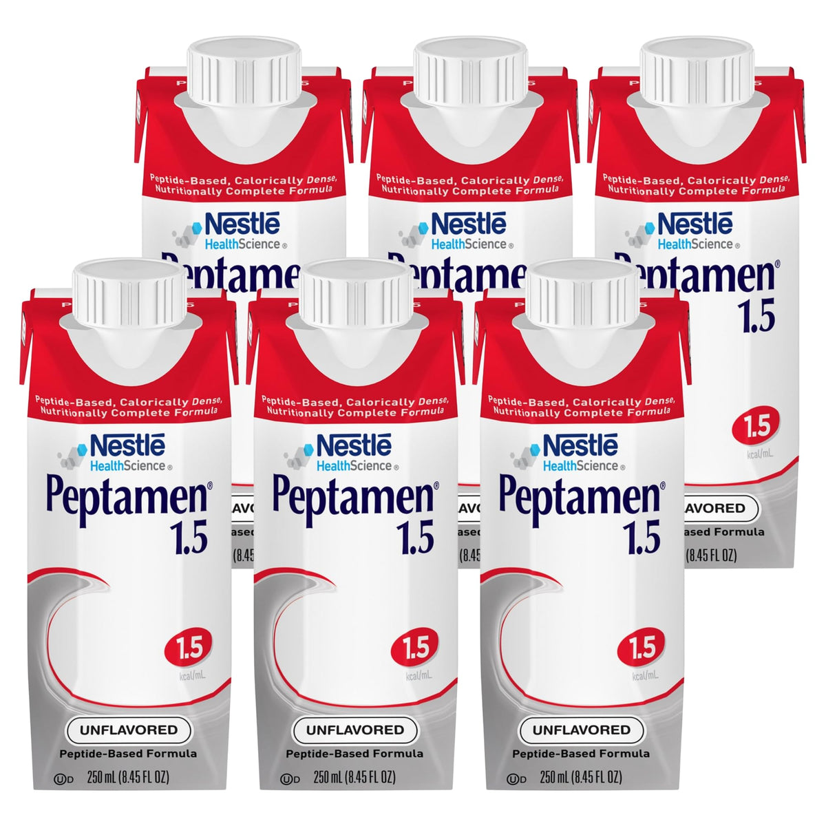 Peptamen 1.5 Dense Peptide Formula, Whey Protein, 8.45 Fl Oz, 24 Pack