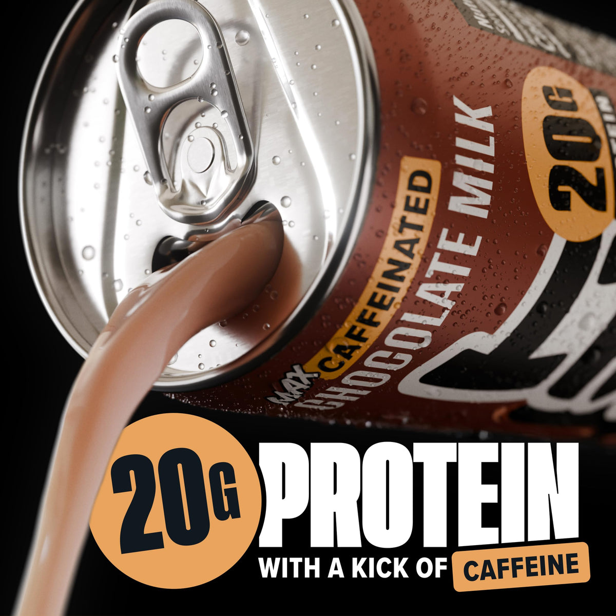 Spylt Maple Donut Milk Protein Drink, 20g Protein, 60mg Caffeine, 12 Pack